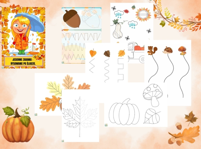 JESIENNA KSIĄŻECZKA AKTYWIZUJĄCA DLA PRZEDSZKOLAKÓW.