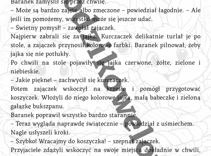 Przyjaciele z wielkanocnego koszyczka- zadania kreatywne do opowiadania