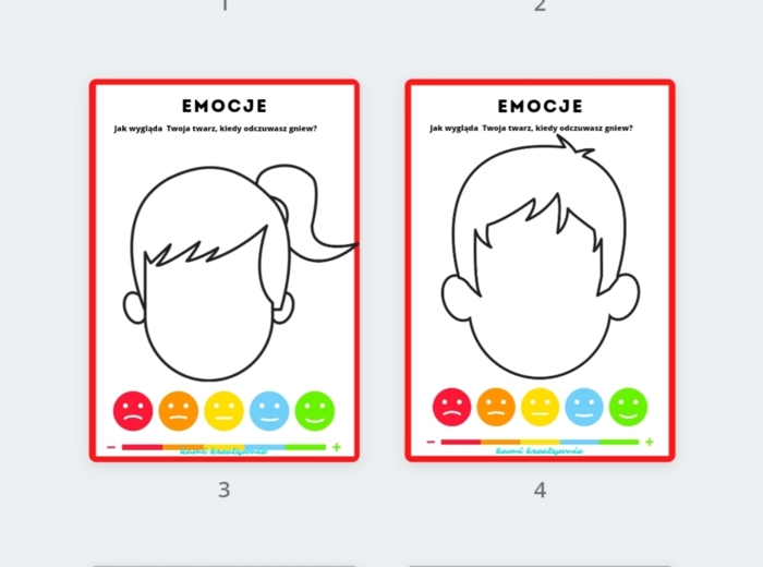 Emocje - twarze
