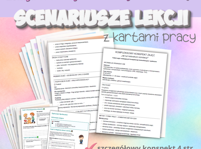 Scenariusz zajęć z kartami pracy: Lekcja 1. Jak być kulturalnym rozmówcą?