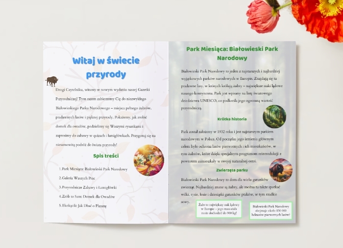 Gazetka przyrodnicza