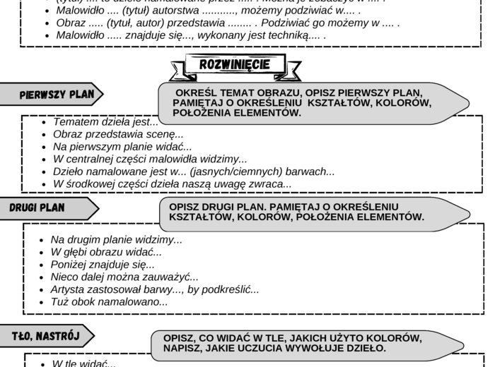 Język polski. Jak zacząć... - opis obrazu.