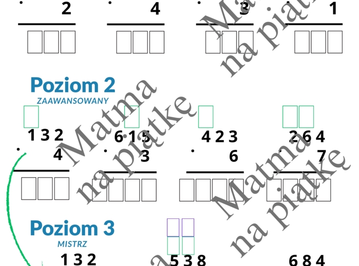 Mnożenie pisemne/Karta pracy/Klasa 4 SP./ Klasa 5 SP./ Klasa 6 SP.