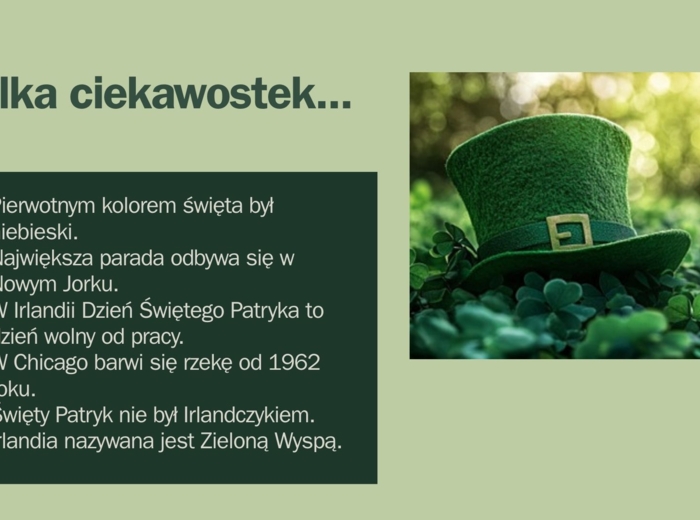 Dzień Świętego Patryka - prezentacja pdf