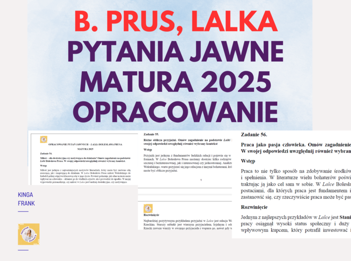 📚 Opracowanie pytań jawnych do "Lalki" Bolesława Prusa – Twoje kompendium wiedzy na maturę 2025! 🎓✨