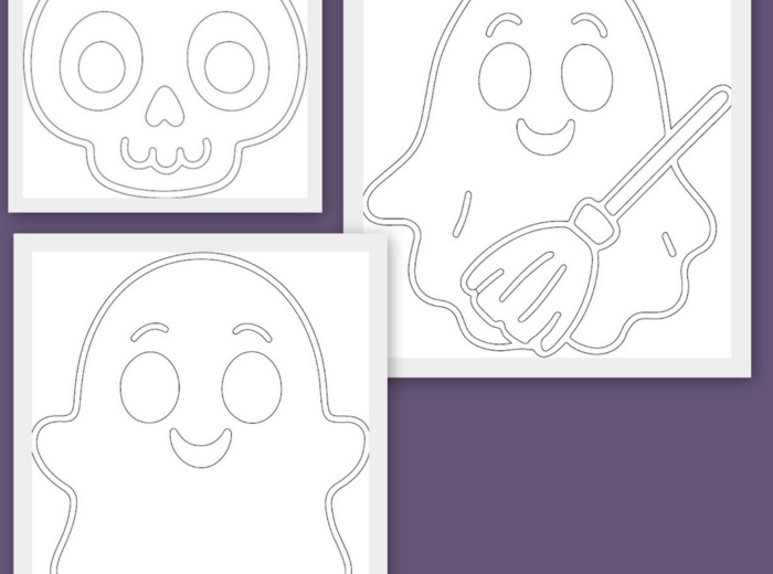 Maski na dzień dyni / halloween format a4 pdf+jpg 13 szt. kolor i czarno białe!