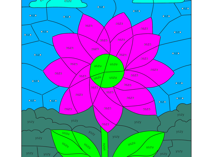 Głoska "SZ" kolorowanka logopedyczna (2)