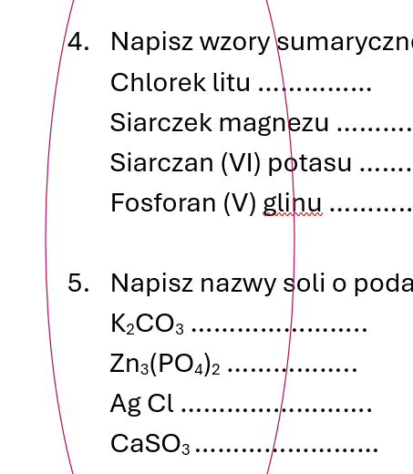 Sole - wzory i nazwy