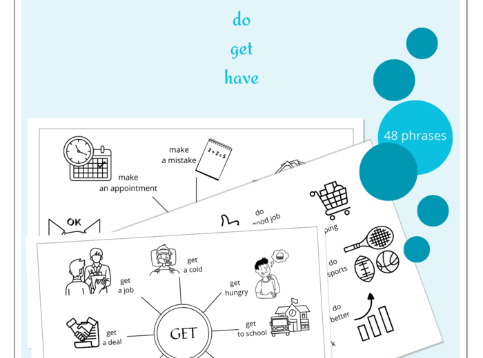 Collocations: make, do, get, have