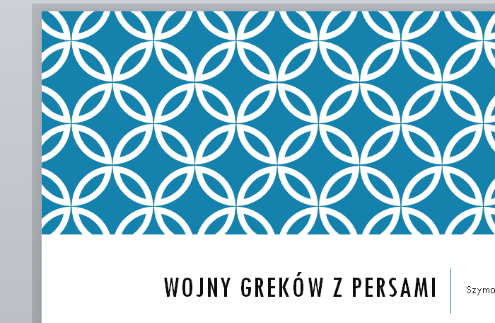 Wojny Greków z Persami - prezentacja