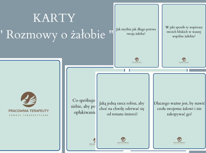 Karty “Rozmowy o żałobie”