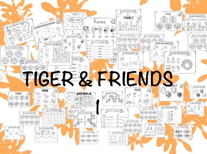 TIGER & FRIENDS 1 Units 1-6 Elementary Vocabulary Resource Book