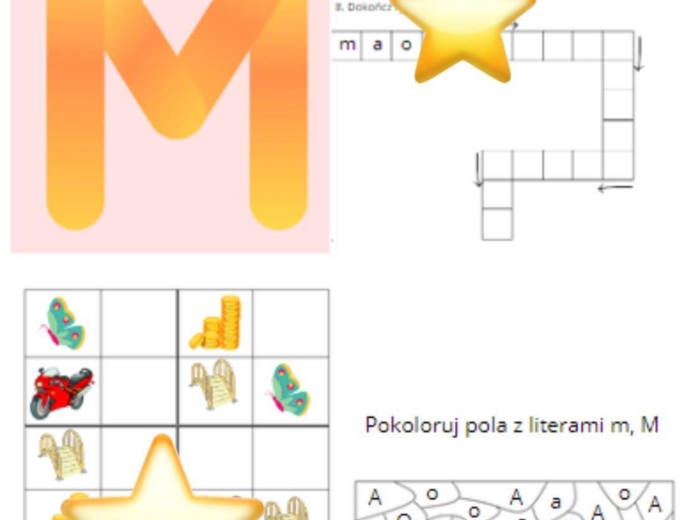 Poznajemy literę M