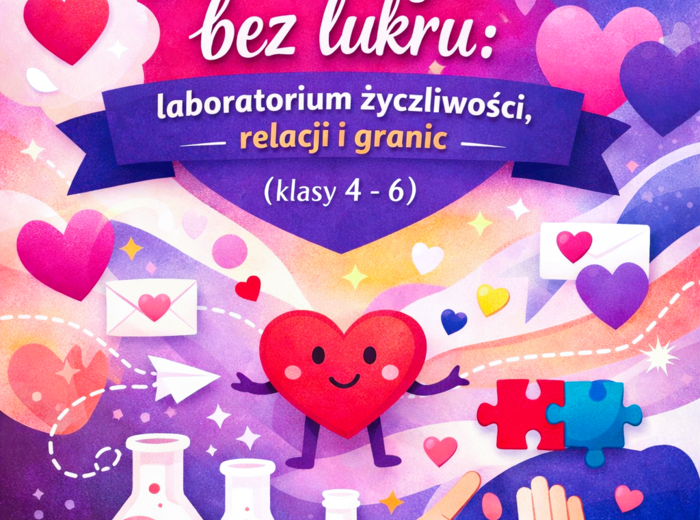 Godzina wychowawcza na WALENTYNKI (kl. 4–6) – relacje, granice, kultura słowa (scenariusz zajęć)