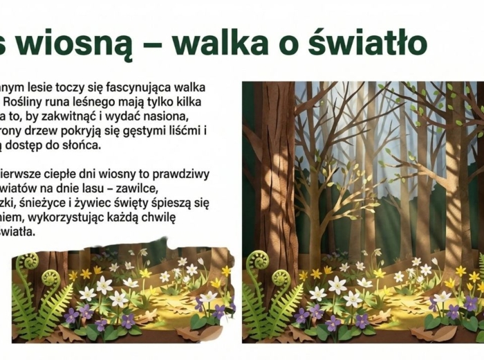 Wiosna - prezentacja, gazetka szkolna, materiały
