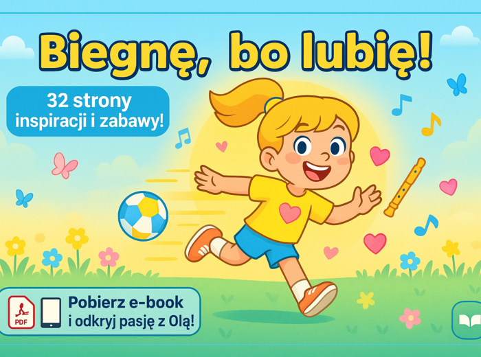 Książka dla dzieci „Biegnę, bo lubię!”