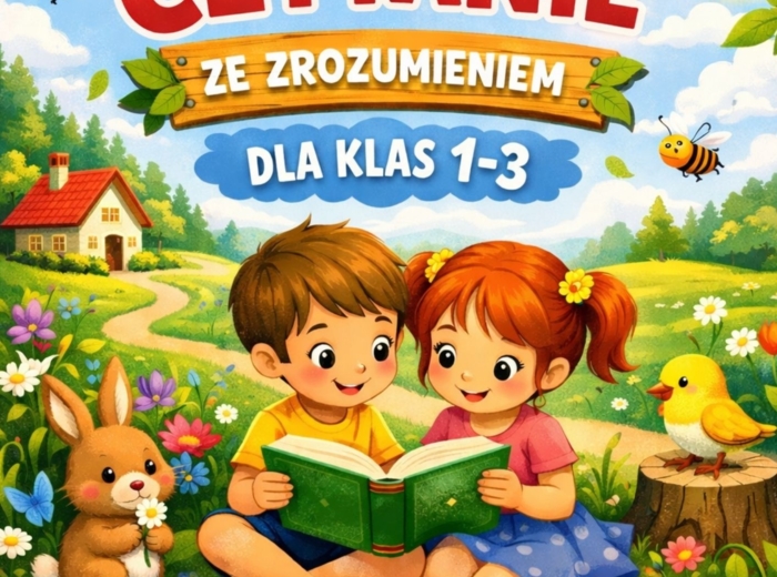 🌷 Wiosenny zestaw do czytania ze zrozumieniem – klasy 1–3🌷