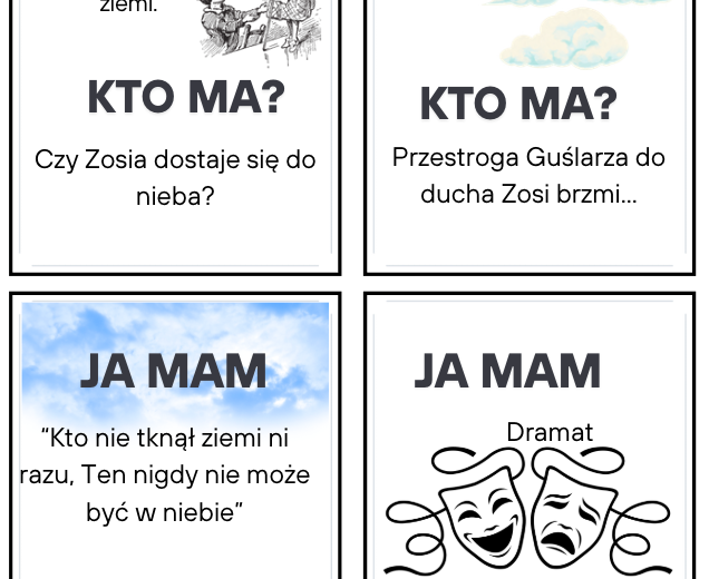 Ja mam... Kto ma... - "Dziady" cz.II