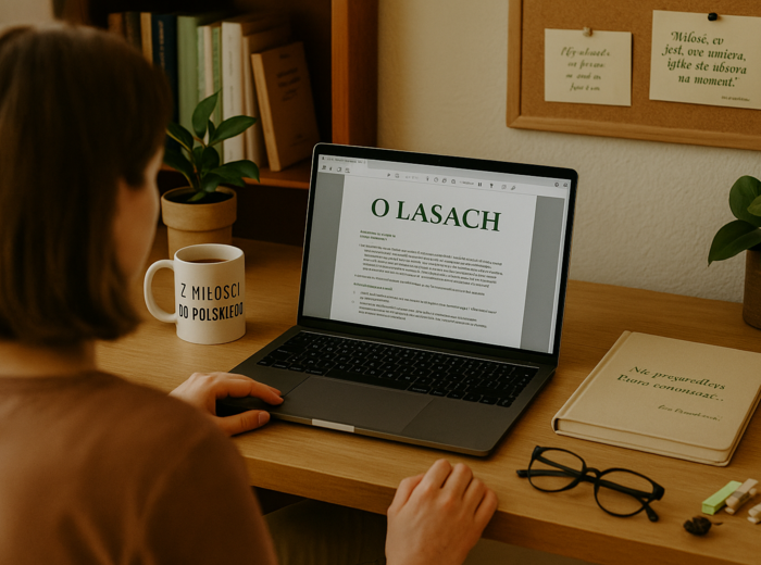 Scenariusz lekcji z języka polskiego. "O lasach" ks. Jan Twardowski