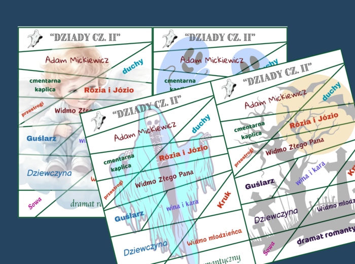 "DZIADY cz. II" – puzzle – 4 wersje