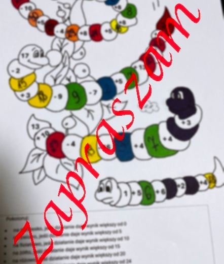 Wąż matematyczny - dodawanie i odejmowanie do 30