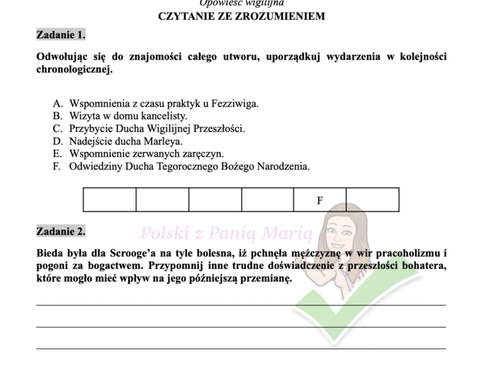 Opowieść wigilijna - pakiet lekturowy