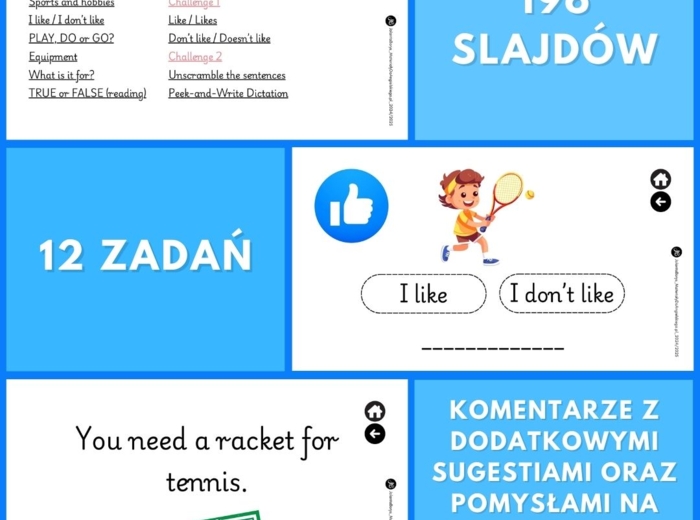 Prezentacja New English Adventure 3 – Unit 8 I like surfing