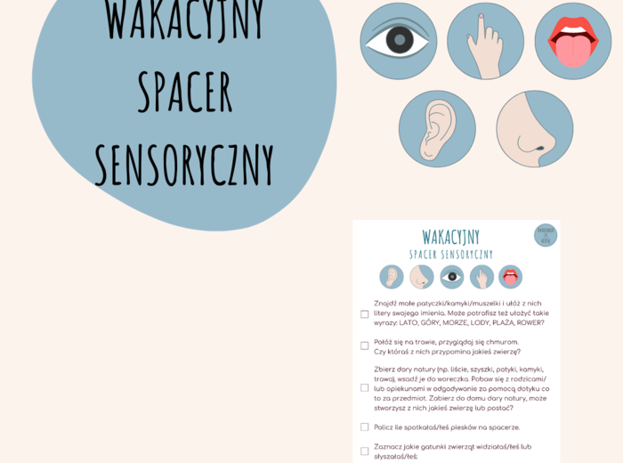 WAKACYJNY SPACER SENSORYCZNY