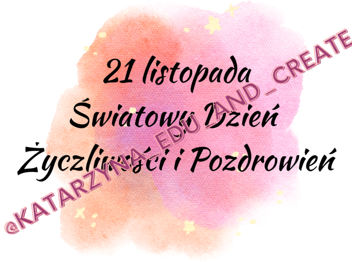 Dzień Życzliwości i Pozdrowień - gazetka