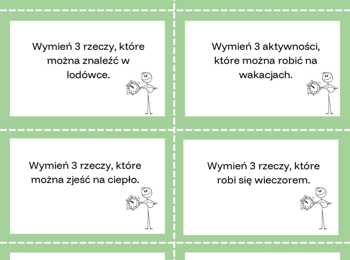 Zestaw materiałów na zajęcia integracyjne