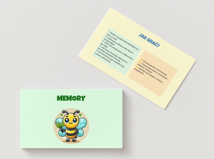 Memory. Zwierzęta. Rośliny. Ikony ekologiczne