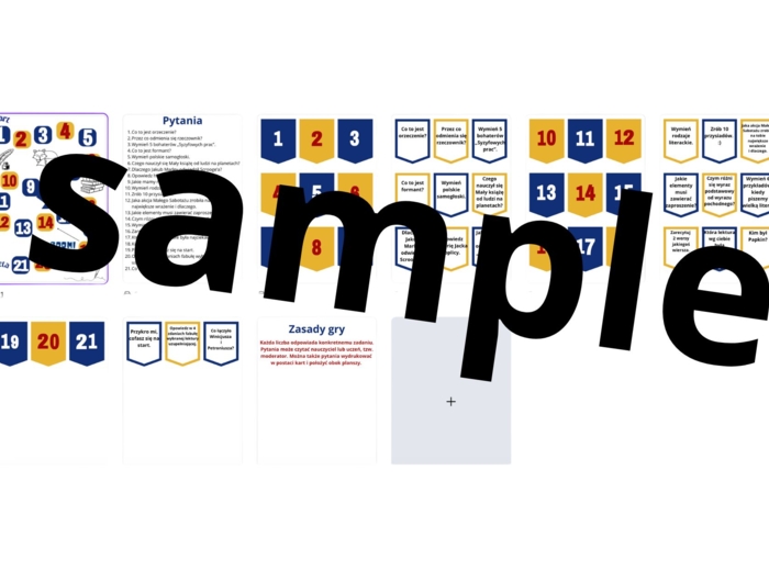 Gra planszowa dla klasy 8 po egzaminie