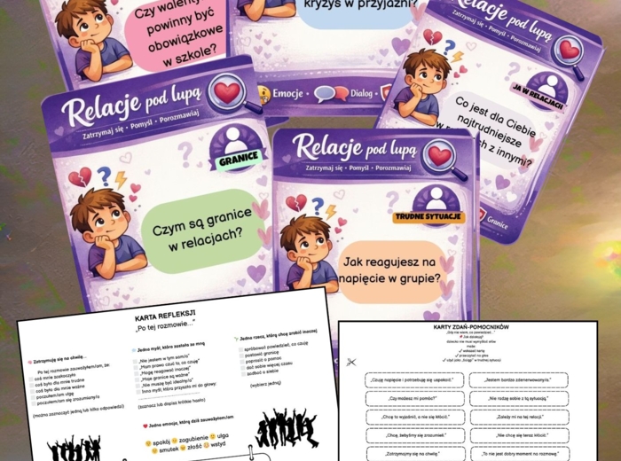 Relacje pod lupą, 4-8, 150 kart plus gratisy