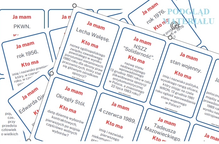 PRL - zadania bieżące i powtórzeniowe