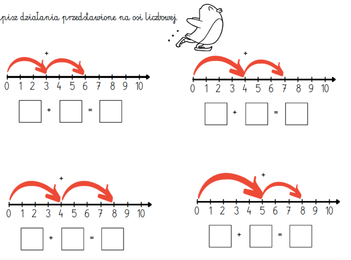 Zimowa matematyka dla smyka