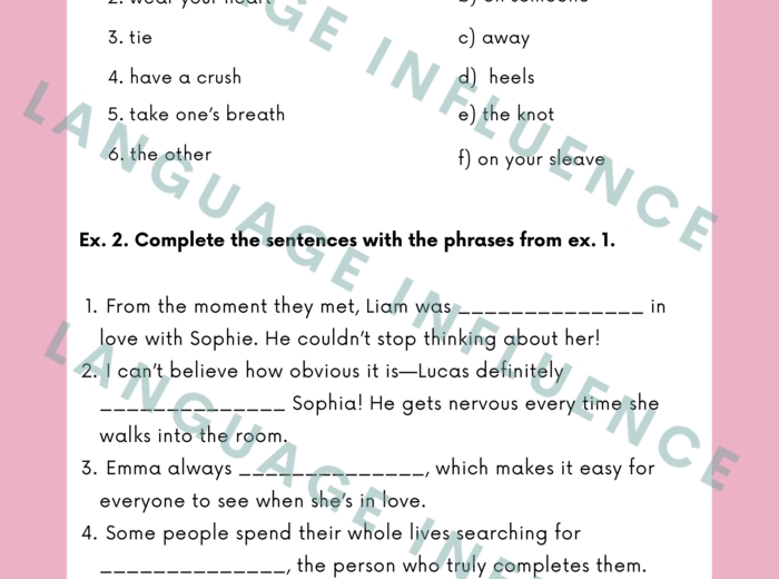 Angielski B2 - Lekcja Valentine's Day - "Love is in the air!"