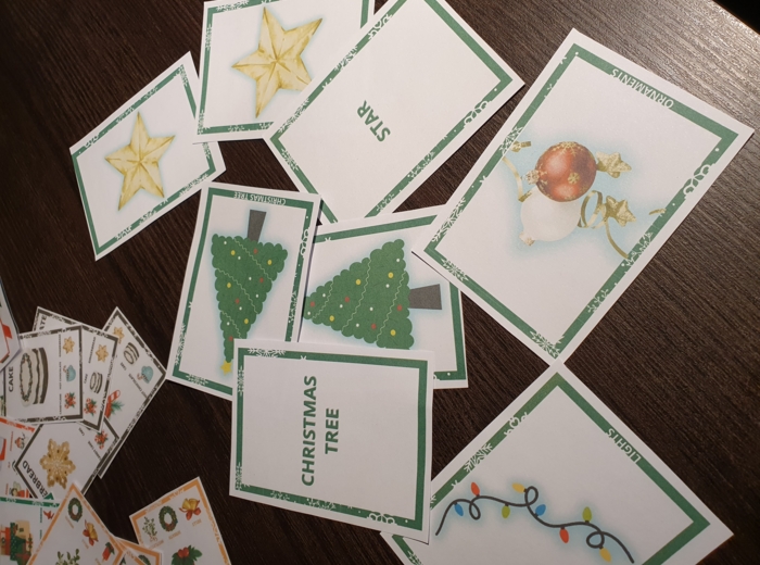 Zestaw Bożonarodzeniowy - gry do nauki angielskich słówek