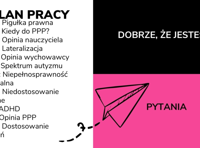 "Od opinii nauczyciela do dostosowań wymagań"