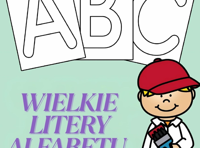 WIELKIE LITERY ALFABETU. SZABLONY.