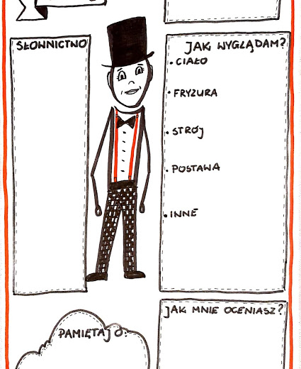 Język polski. Karta pracy - opis postaci