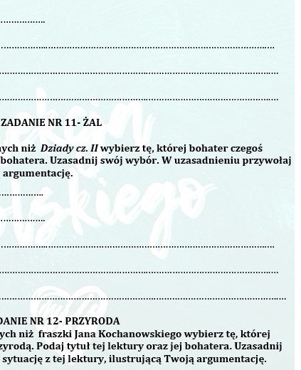 PRZED EGZAMINEM ÓSMOKLASISTY- BOHATER, KTÓRY...ANALOGIE MIĘDZY UTWORAMI, ARGUMENTACJA