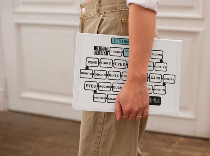 LICZBA MNOGA 01 - gra planszowa (wersja po angielsku)