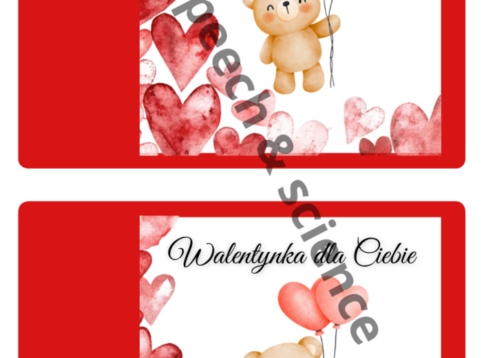 Karteczki upominkowi-walentynkowe | ŻŁOBEK PRZEDSZKOLE SZKOŁA