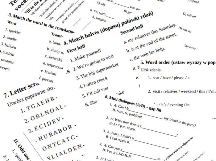 Teen Explorer 7 – Unit 3 – vocabulary revision
