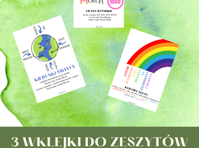 MNEMOTECHNIKI - wklejki do zeszytów