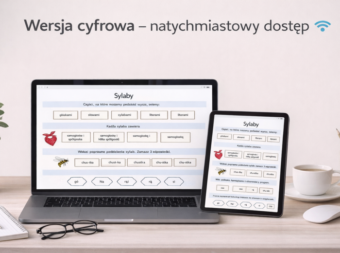 SYLABY [Karta pracy, sprawdzian]