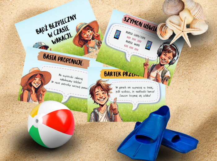 Bezpieczne wakacje-gazetka.