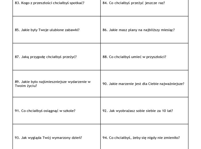 "Łamacz lodów" - karty do rozmów, integracji, poznania, budowania relacji - 200 sztuk +12