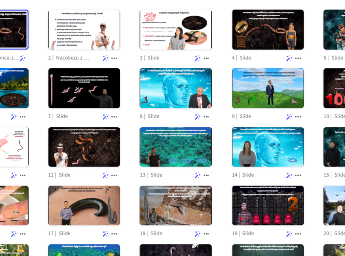 Prezentacja multimedialna w genial.ly „Pierścienice - zwierzęta, które mają segmentowane ciało” – do edycji i pobrania – biologia klasa VI, dział II – temat 4