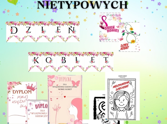 PAKIET MATERIAŁÓW NA MARZEC WEDŁUG KALENDARZA ŚWIĄT I DNI NIETYPOWYCH